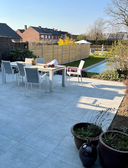 Terrassen door Libeer in Wevelgem